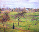 Camille Pissarro Meadow at Eragny, Gallery Wrapped Canvas Print, 20"x25"