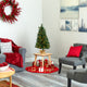 3'' Fraser Fir Natural Look Artificial Christmas Tree With 50 Clear LED Lights