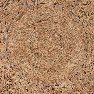 Bloom Boutique Organic Jute Rug, 4' Round