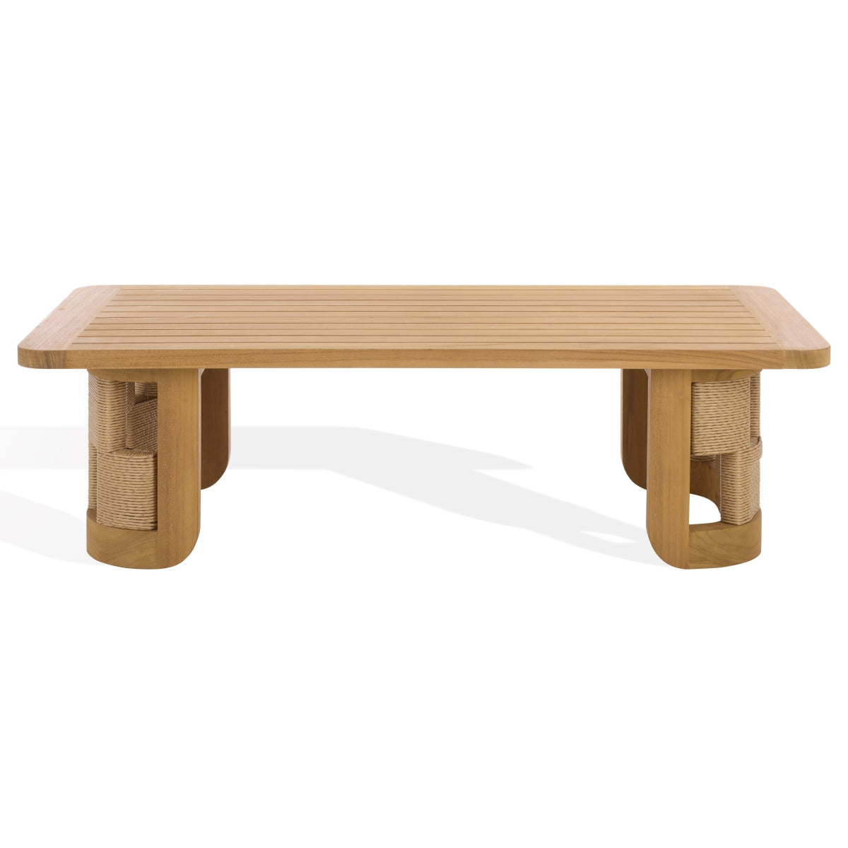 Safavieh Couture Skipper Teak Coffee Table, Natural