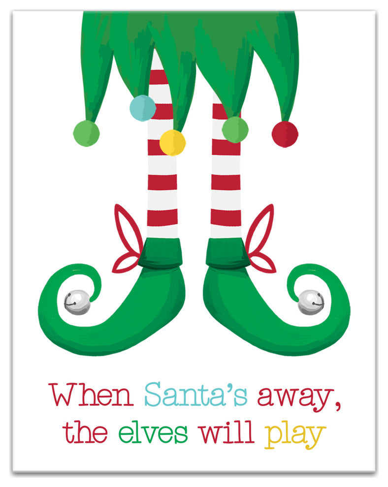 The Elves will Play 11x14 Canvas Wall Art