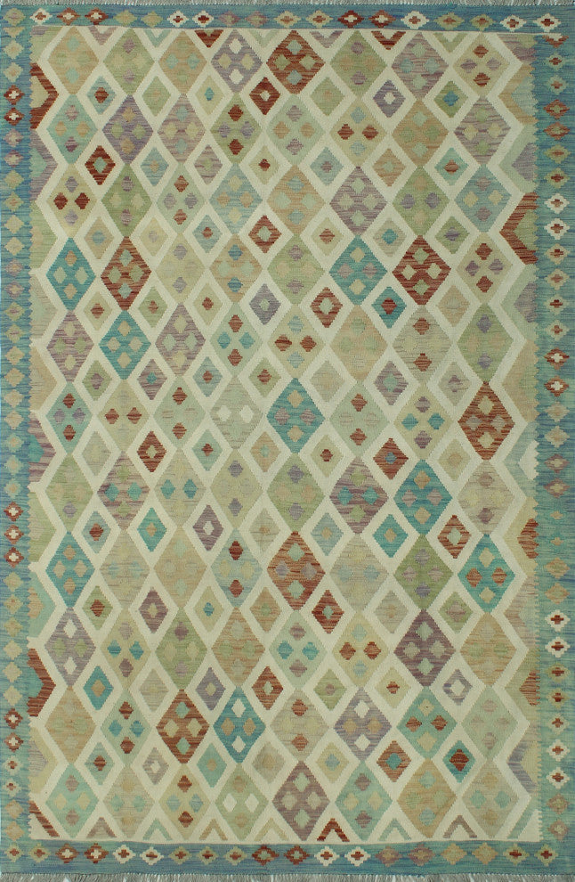 Sun Faded Kilim Cyril Ivory Runner