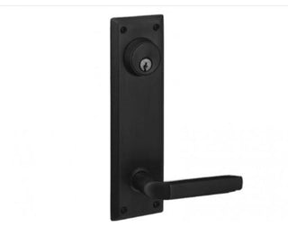 French Door 61"X81", Flat Black, Clear Glass, Left Hand Inswing with Locks