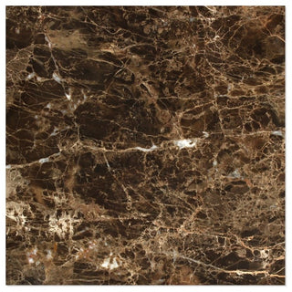 12 X 12 Emperador Dark Marble Polished Field Tile