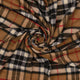Prince of Scots Highland Tartan Tweed Merino Wool Throw, Camel Thompson