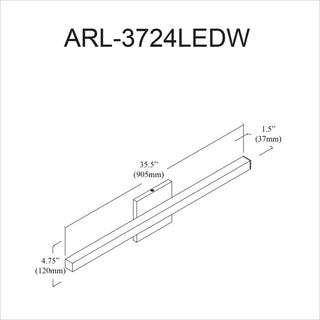 Matte Black Modern Vanity With White Acrylic