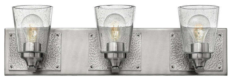 Hinkley Jackson Medium Three Light Vanity, Brushed Nickel