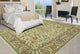 Turkish-Knotted Aesoburn Ivory/Gold Rug, 8'3x10'3