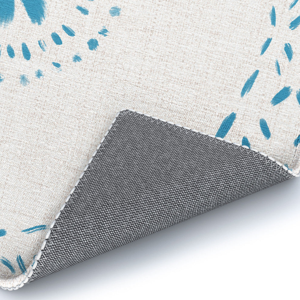 Schatzi Brown Libby Boho Aqua Area Rug
