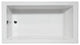 Malibu Venice Rectangle Combination Whirlpool and Air Bathtub 58x30x22 White