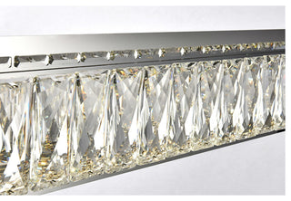 Monroe Integrated LED Chip Light Chrome Wall Sconce