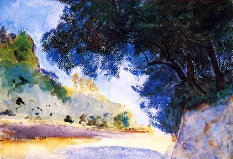 John Singer Sargent Landscape Olive Trees Corfu Wall Decal