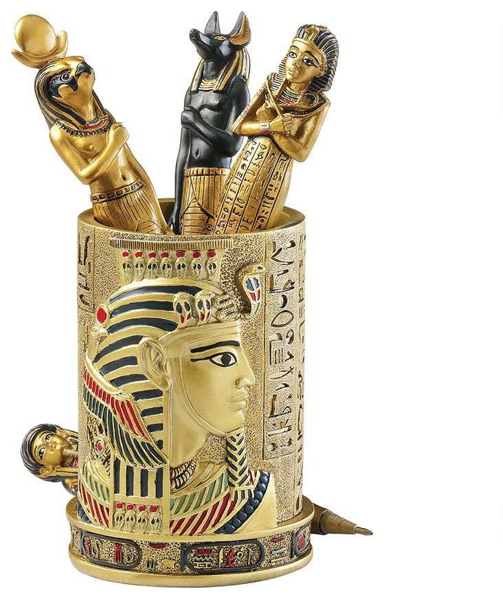 4.5" Egyptian Pharaoh Pen Vessel