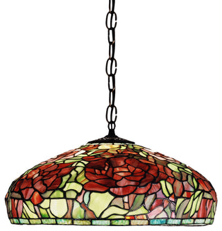 Meyda lighting 51860 17"W Tiffany Peony Pendant