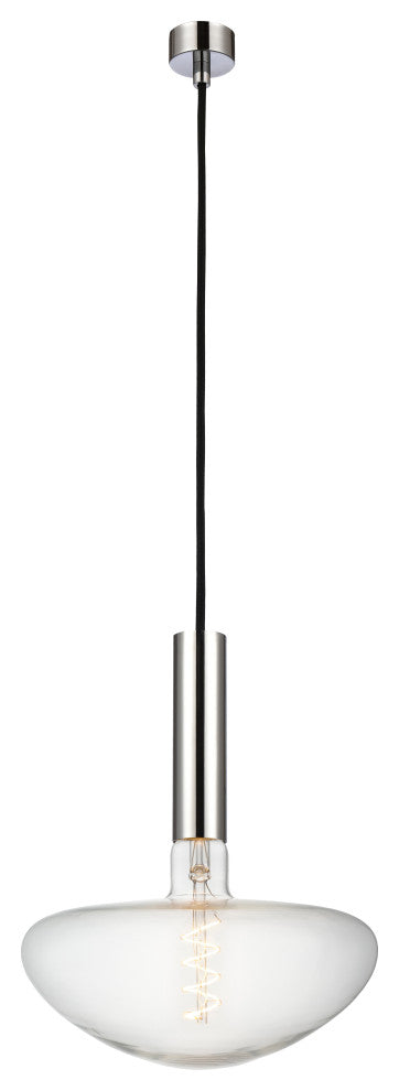 INNOVATIONS LIGHTING 198-1P-PC-BB250LED Edison 1 Light 9.825 inch Mini Pendant