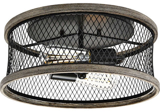 Progress Lighting Austelle 2-Light Antique Bronze 14" Flush Mount, P350154-020