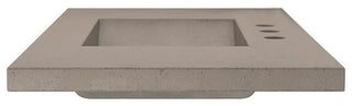 Palomar Vanity Top, Integral Sink, Earth, 36", 8" Widespread Cutout