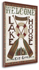 "Lake House Welcome" By Cindy Shamp, Giclee Print on Gallery Wrap Canvas