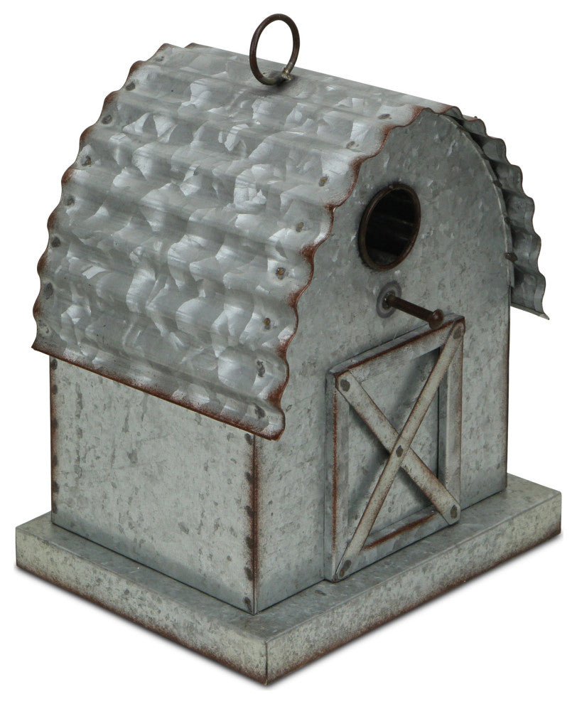 Metal Hanging Birdhouse Decor