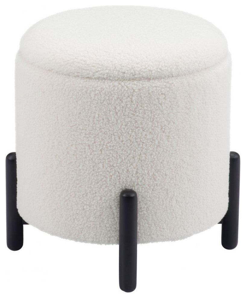 Calistoga Ottoman Ivory
