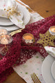 Christmas Star Print Table Runner 14"x72"