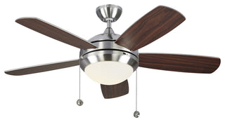 Generation Lighting Discus 44" Ceiling Fan Brushed Steel