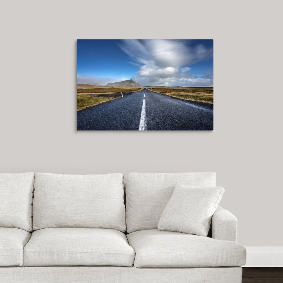 "Go ahead" Wrapped Canvas Art Print, 36"x24"x1.5"