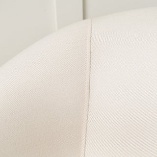 GDF Studio Charmaine Low Back Fabric Arm Chair, Beige