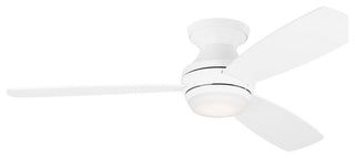 Ikon Hugger LED 52" Ceiling Fan, Matte White
