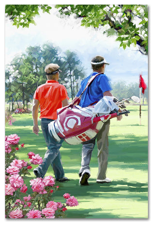 The Macneil Studio 'Golf Players' Canvas Art, 30" x 47"