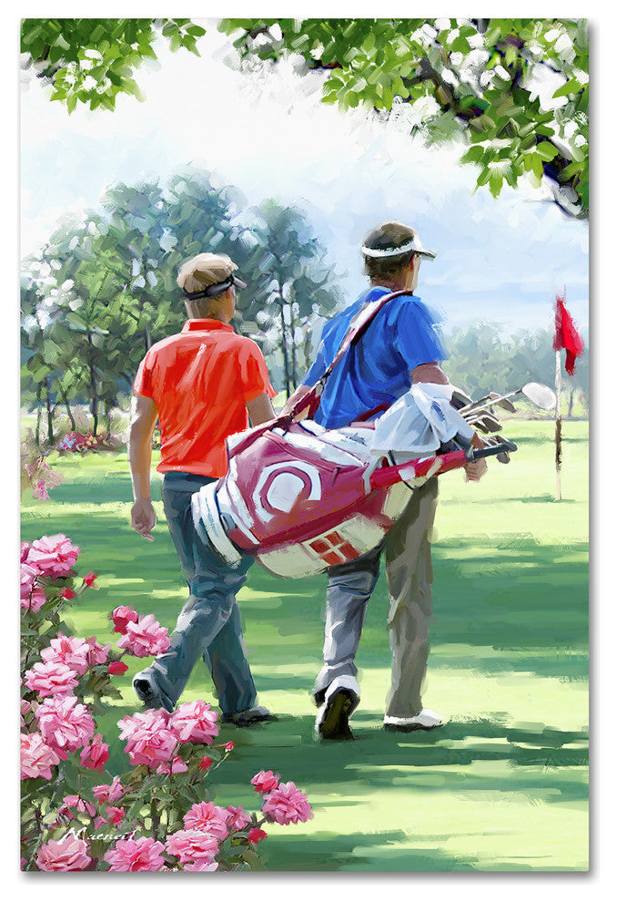 The Macneil Studio 'Golf Players' Canvas Art, 30" x 47"