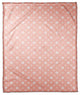 Pink Floral Pattern Fleece Blanket