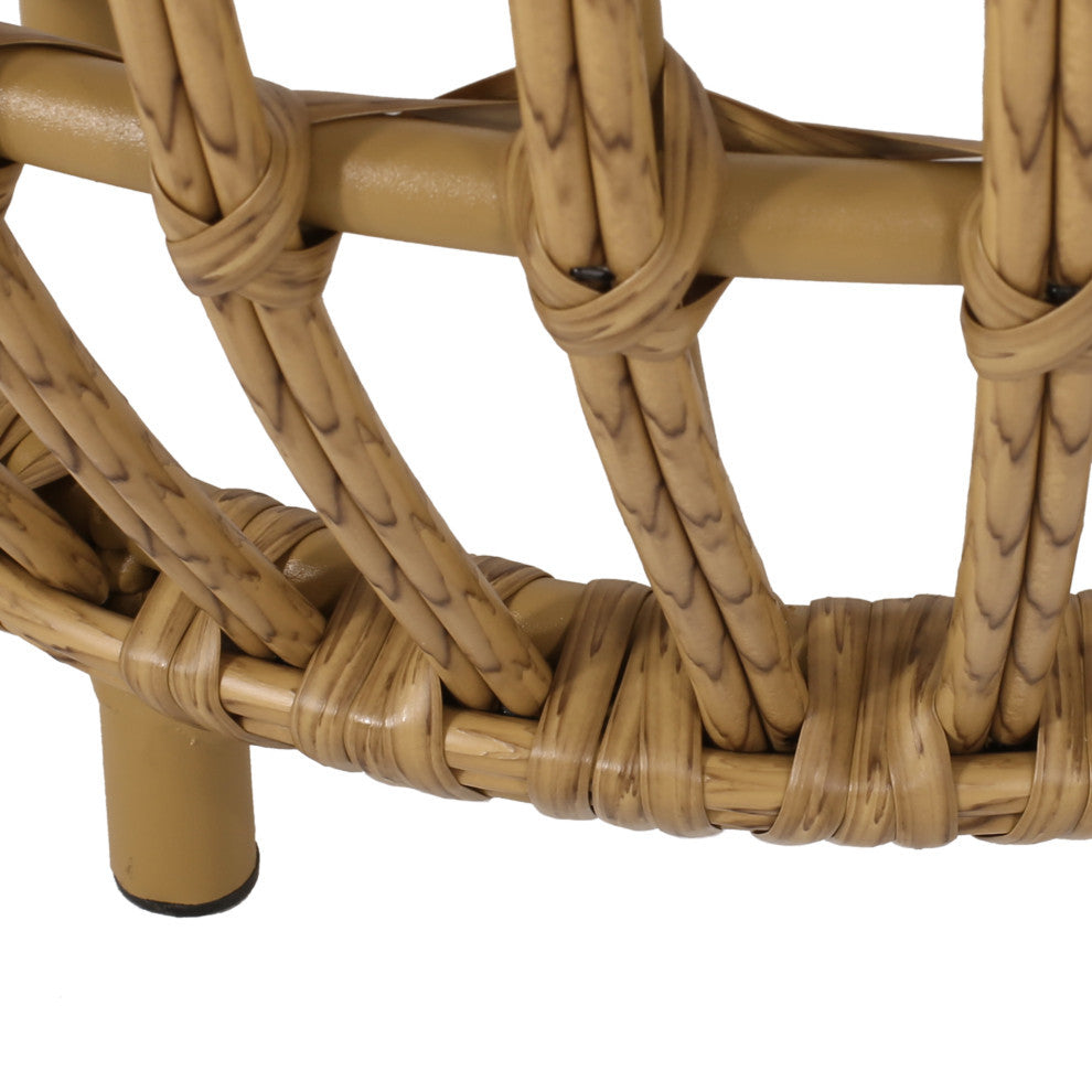 Whitetail Wicker Side Table