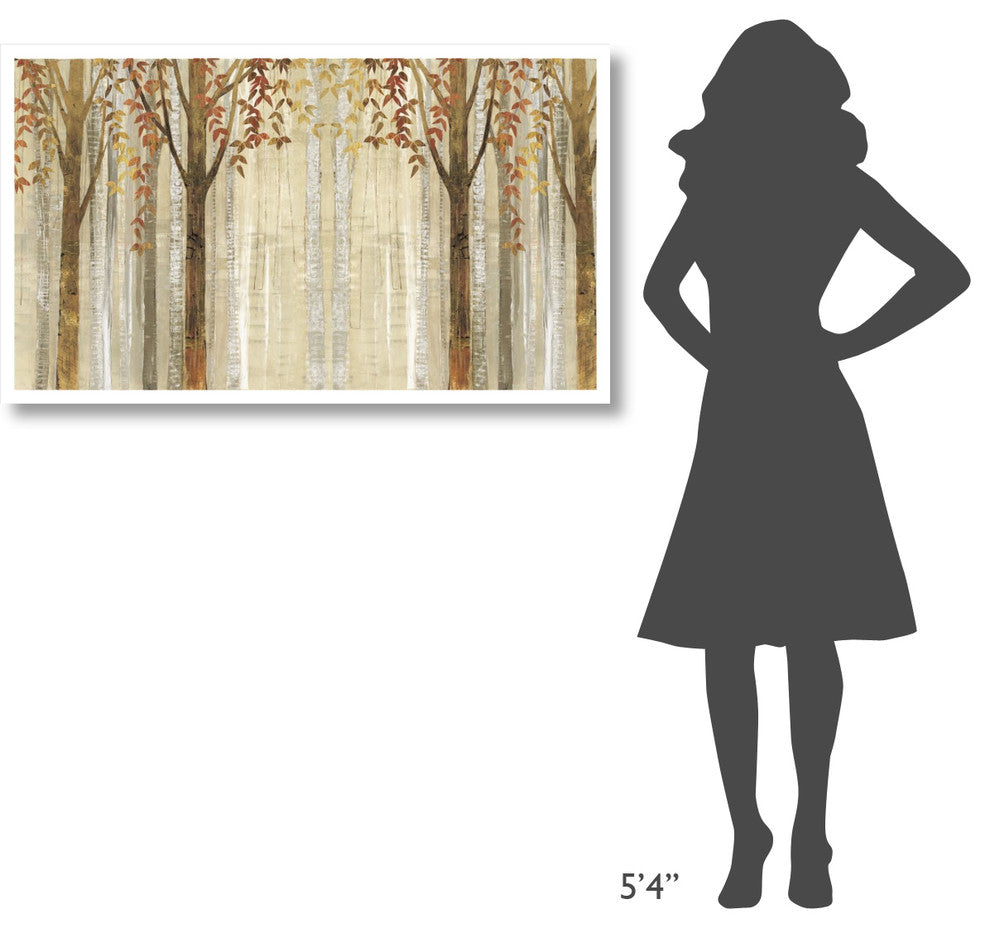 "Down to the Woods Autumn Crop" Digital Paper Print by Avery Tillmon, 46"x27"