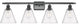 Innovations 516-4W-BK-GBC-84-LED 4 Light Bath Vanity Light, Matte Black