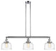INNOVATIONS 213-PC-G713-LED 3-Light Island Light Polished Chrome