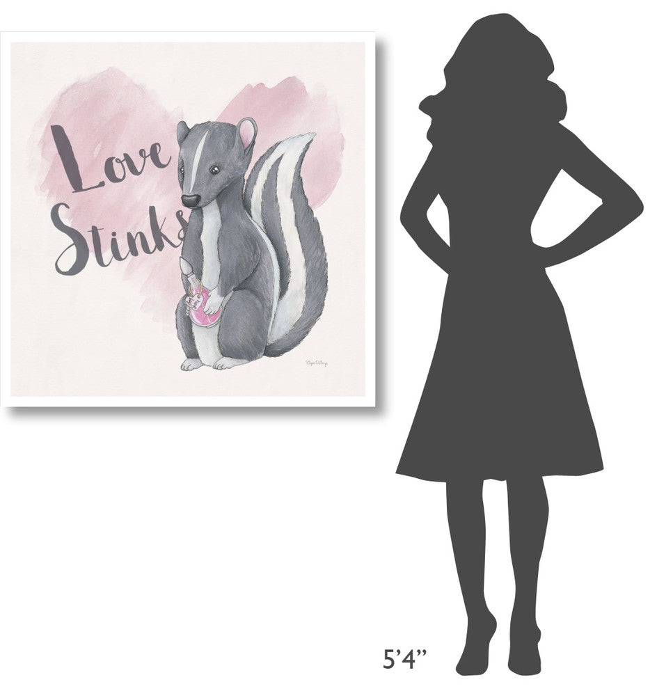 "My Furry Valentine II Sq" Digital Paper Print by Elyse DeNeige, 38"x38"
