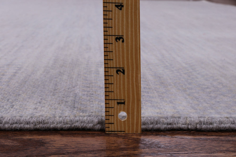 Savannah Grass Hand-Knotted Wool and Silk Rug 9' 0" X 12' 1" Q12002