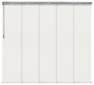 Amour 5-Panel Track Extendable Vertical Blinds 58-110"W