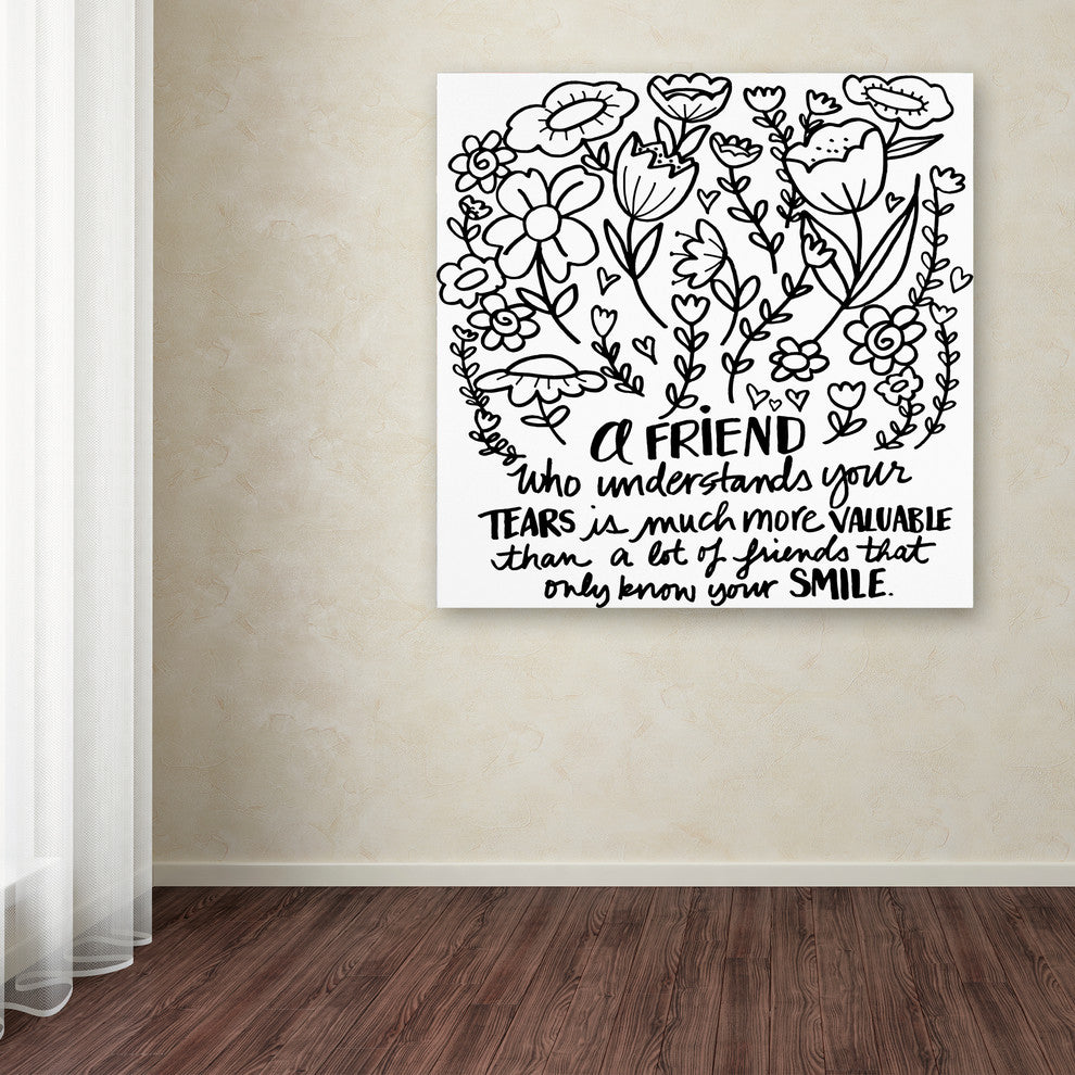 Elizabeth Caldwell 'A Friend' Canvas Art, 35x35