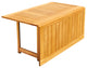 5-Piece Outdoor Teak Dining Set: 60" Square Butterfly Table, 4 Maldives Chairs