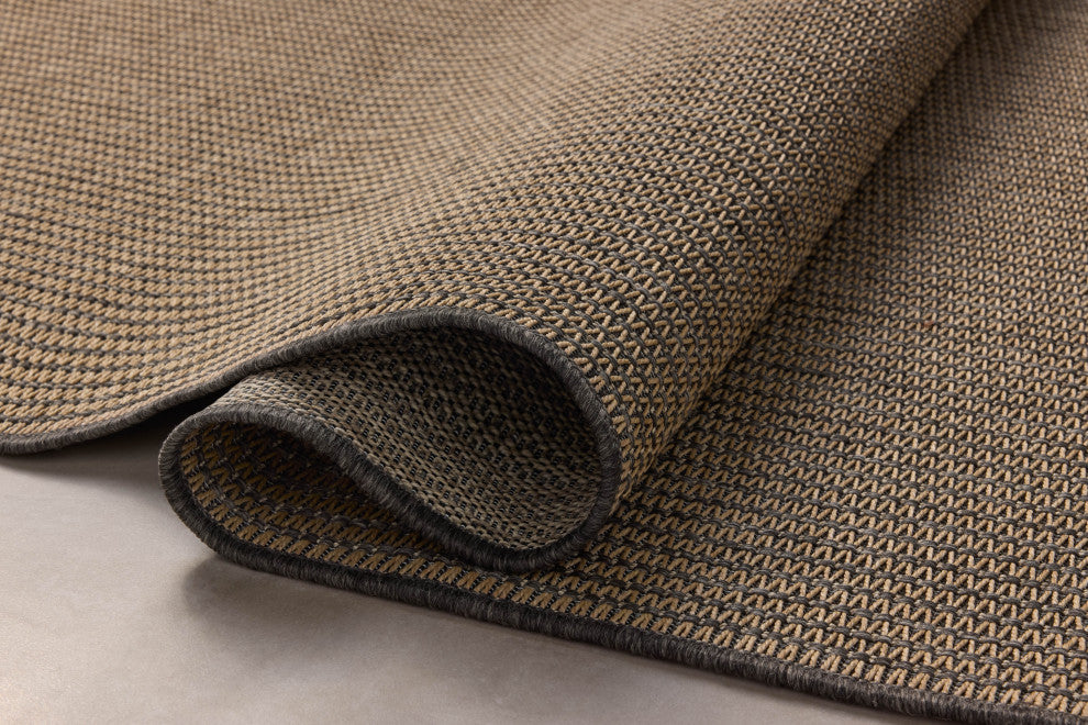 Chris Loves Julia x Loloi Providence Wheat / Charcoal 3'-9" x 5'-9" Accent Rug
