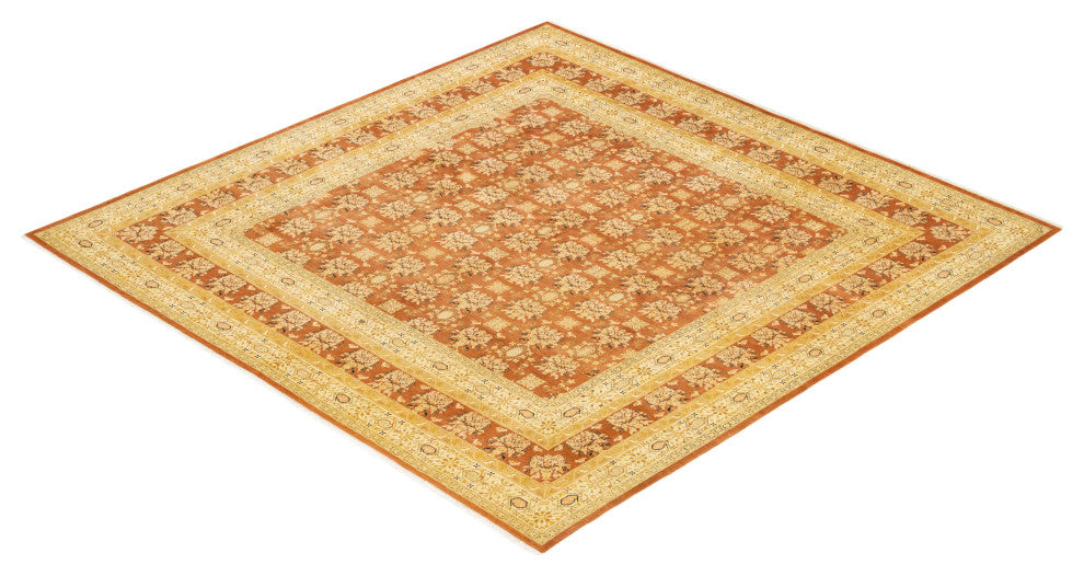 Mogul, One-of-a-Kind Hand-Knotted Area Rug Brown, 8'1"x8'9"