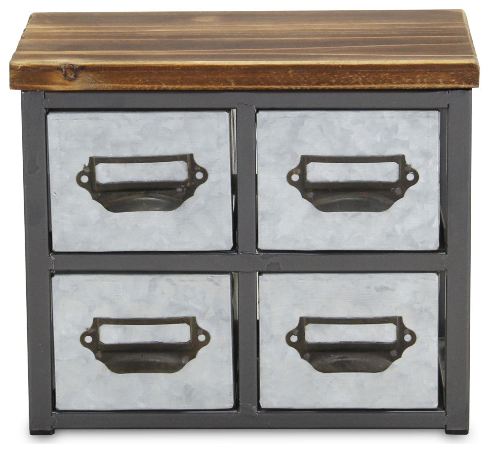 Multi-Drawer Mercantile Organizer, 4-Drawer