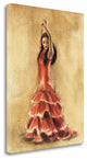 "Flamenco Dancer I" By Caroline Gold, Giclee Print on Gallery Wrap Canvas