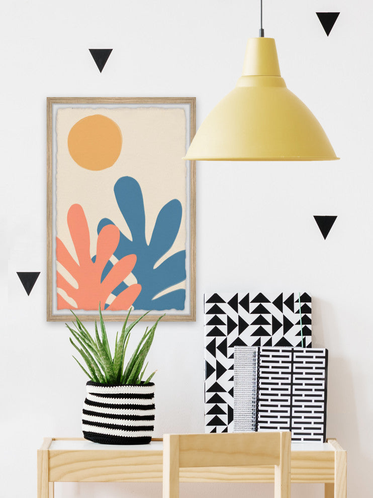 "Tropical Wilderness" Framed Painting Print, 16x24