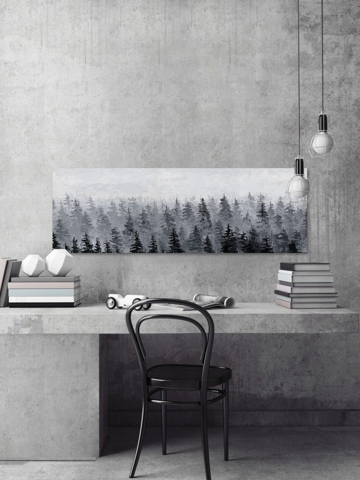 "I Find My Soul" Painting Print on Wrapped Canvas, 30x10