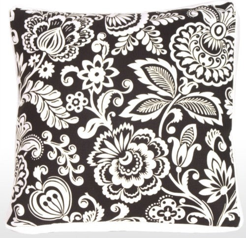 Pillow Decor - Flower Power with Box Edge Accent Pillow