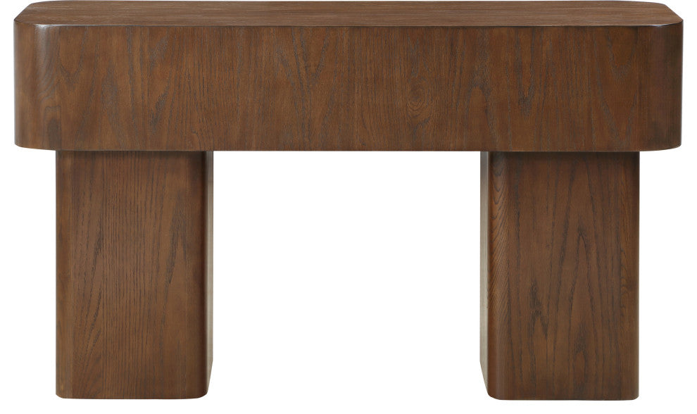 Oakmont Veneer Coffee Table, Brown, Console Table