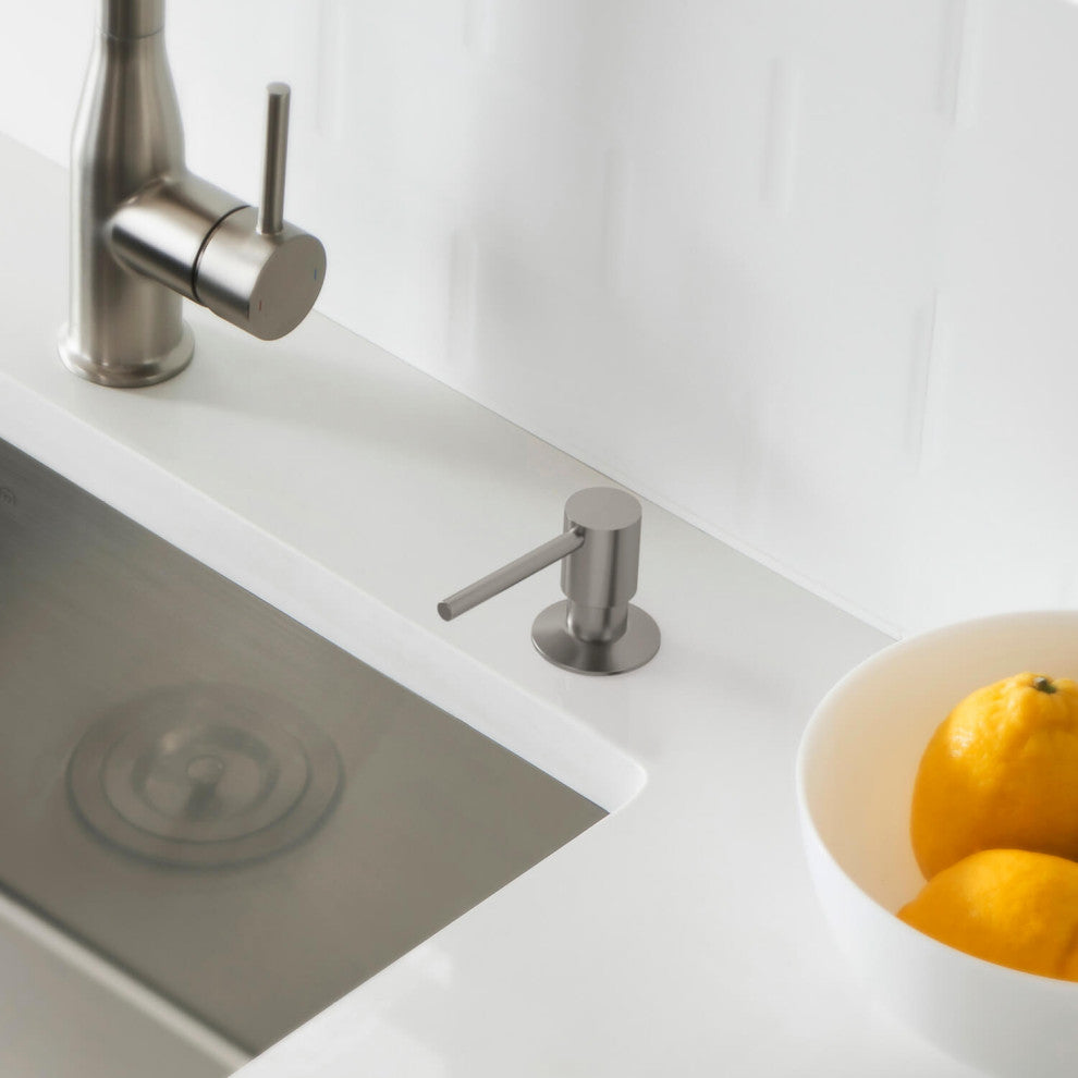 KIBI Kitchen Soap Dispenser KSD100, Brushed Nickel